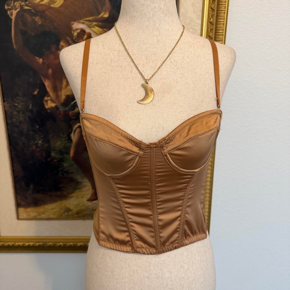 Fairy Gold Corset Top by Urban Outfitters